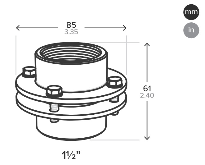 Drawing of JT fountain Cable Inlet